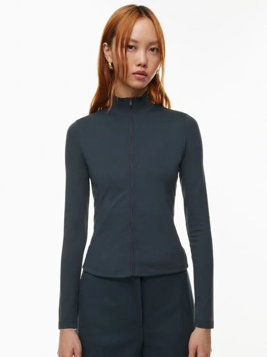 Aritzia Babaton Contour Rise Zip-Up - Picture 1 of 5